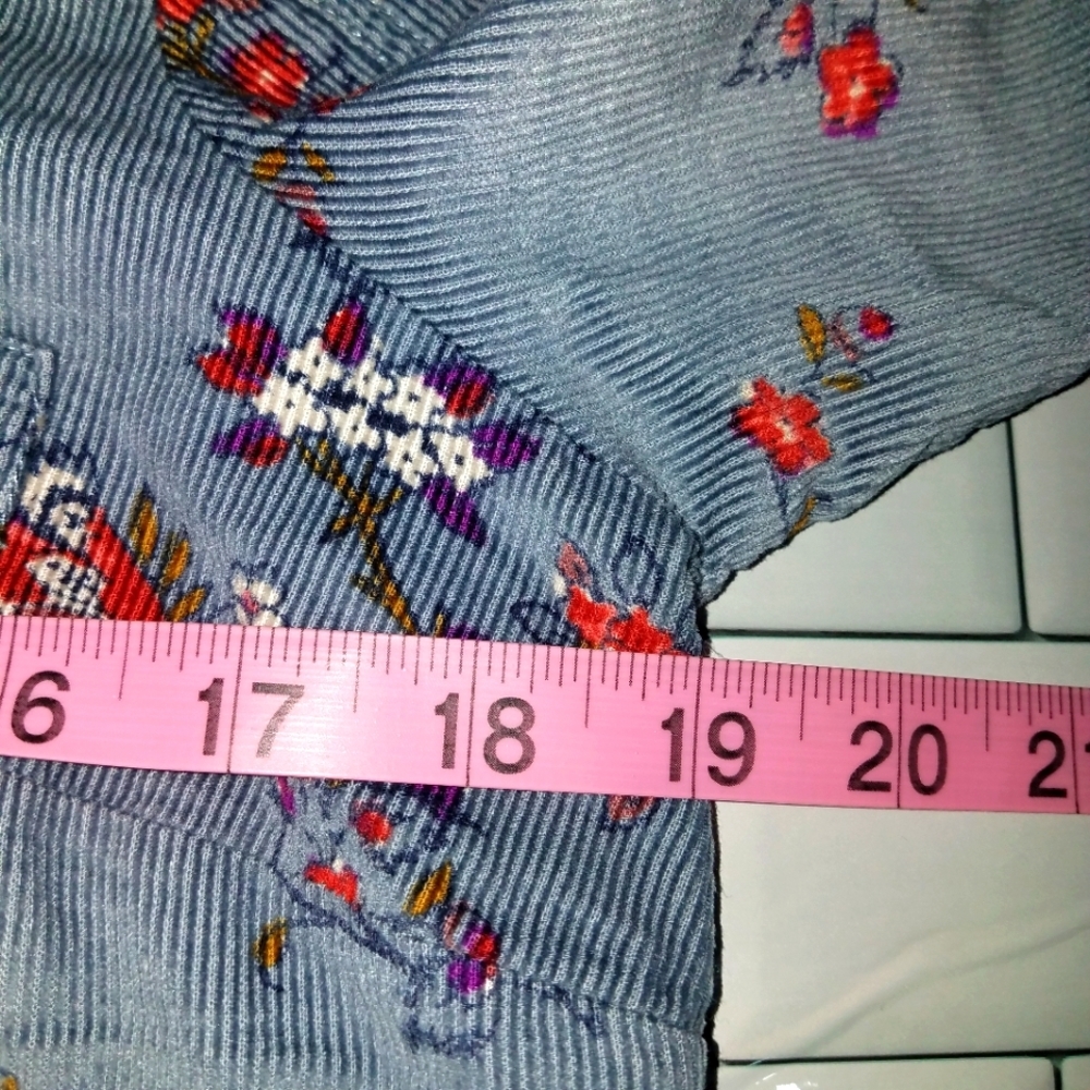 Anthropologie Building Courdory Floral Button Down Size 4 - Picture 2 of 13